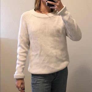 White Knit Sweater